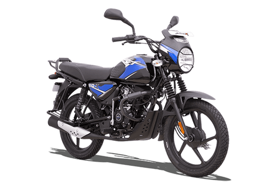 Bajaj CT 110X ES - Black and Blue