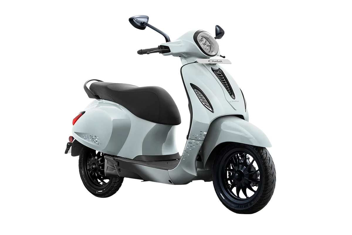Bajaj Chetak White Scooter